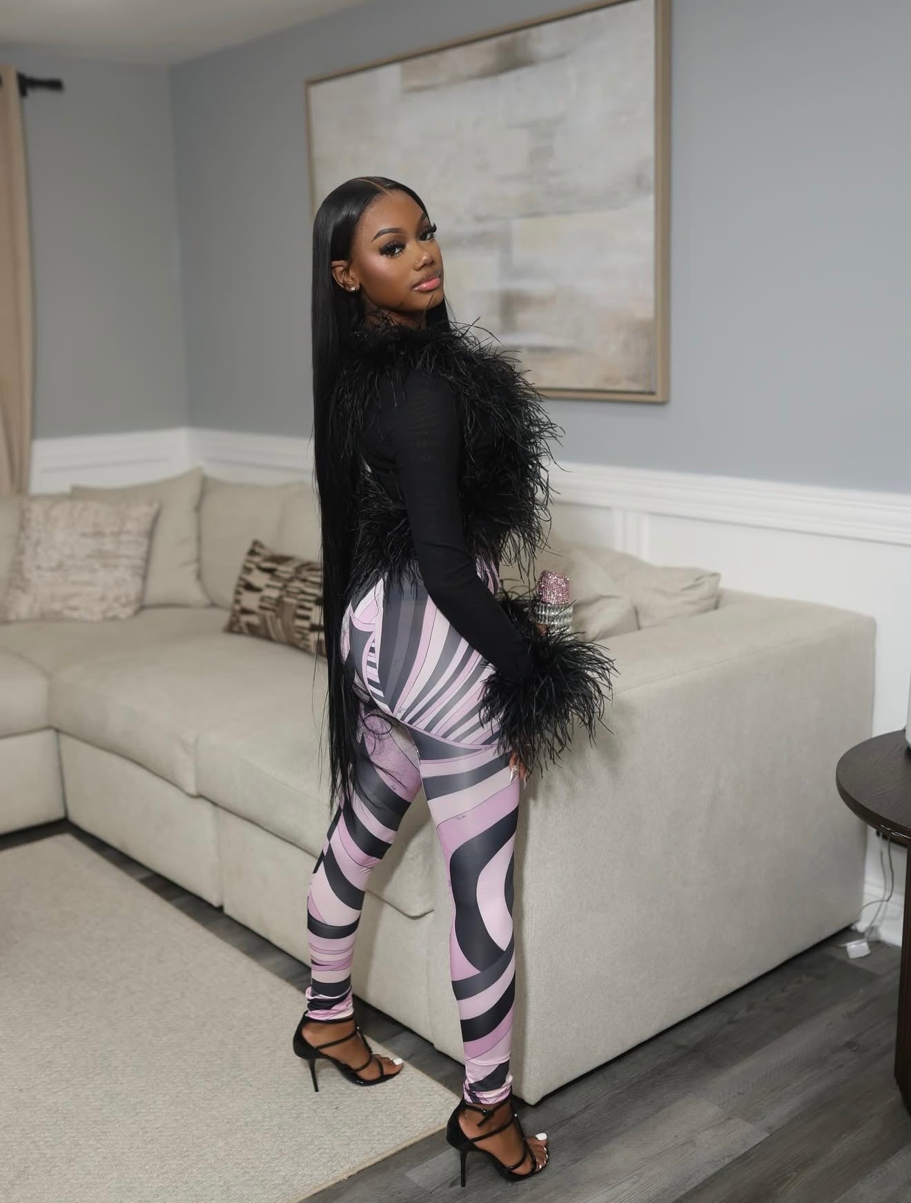 The Viral Feather Top